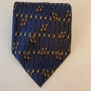 Chez Roffe Silk Tie - Navy